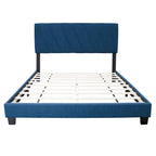 Letto imbottito moderno regolabile queen-size