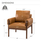 Poltrona da salotto Tiago Comfy Glossy con base in legno massello, set da 2