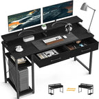 Scrivania per computer con cassetti