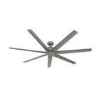 Ventilatore da soffitto per esterni a mulino a vento Downtown da 72" e controllo a parete - Adatto ad ambienti umidi - Industriale, moderno - ENERGY STAR!