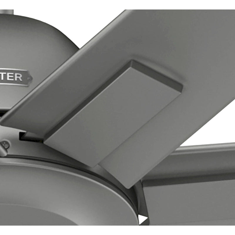 Ventilatore da soffitto per esterni a mulino a vento Downtown da 72" e controllo a parete - Adatto ad ambienti umidi - Industriale, moderno - ENERGY STAR!