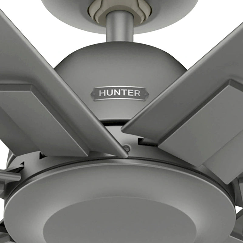 Ventilatore da soffitto per esterni a mulino a vento Downtown da 72" e controllo a parete - Adatto ad ambienti umidi - Industriale, moderno - ENERGY STAR!