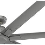 Ventilatore da soffitto per esterni a mulino a vento Downtown da 72" e controllo a parete - Adatto ad ambienti umidi - Industriale, moderno - ENERGY STAR!