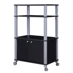 Supporto per microonde su ruote - 23,5 x 15,5 x 38,5 (L x P x A)