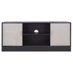 Burghilde 2 Door 1 Shelf Media Stand - 47 W x 16 D x 20 H - 47Wx16Dx20H