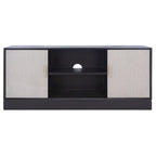 Burghilde 2 Door 1 Shelf Media Stand - 47 W x 16 D x 20 H - 47Wx16Dx20H