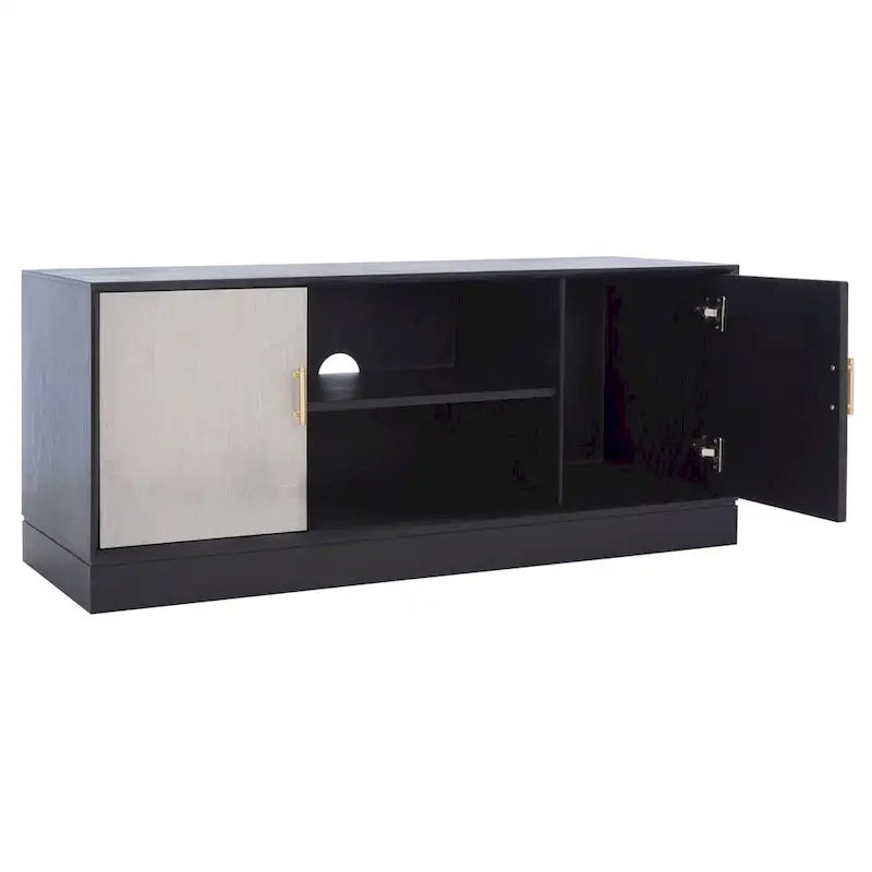 Burghilde 2 Door 1 Shelf Media Stand - 47 W x 16 D x 20 H - 47Wx16Dx20H