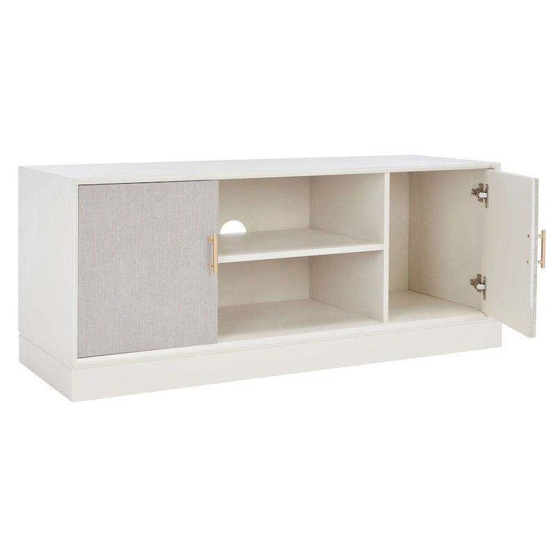 Burghilde 2 Door 1 Shelf Media Stand - 47 W x 16 D x 20 H - 47Wx16Dx20H