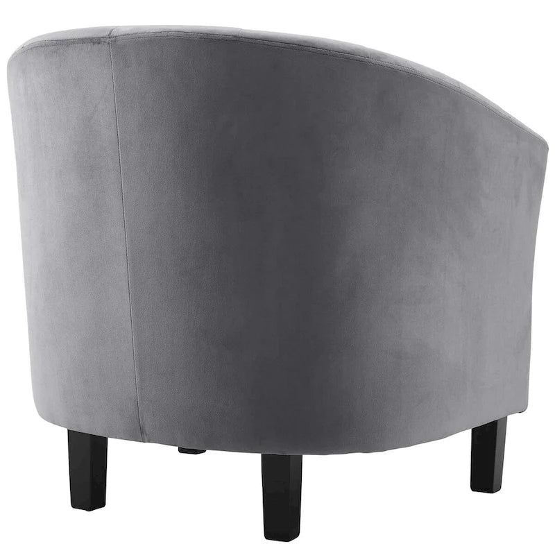 Poltrona Silver Orchid Streitmann in Velluto Trapuntato a Canali (Set di 2)