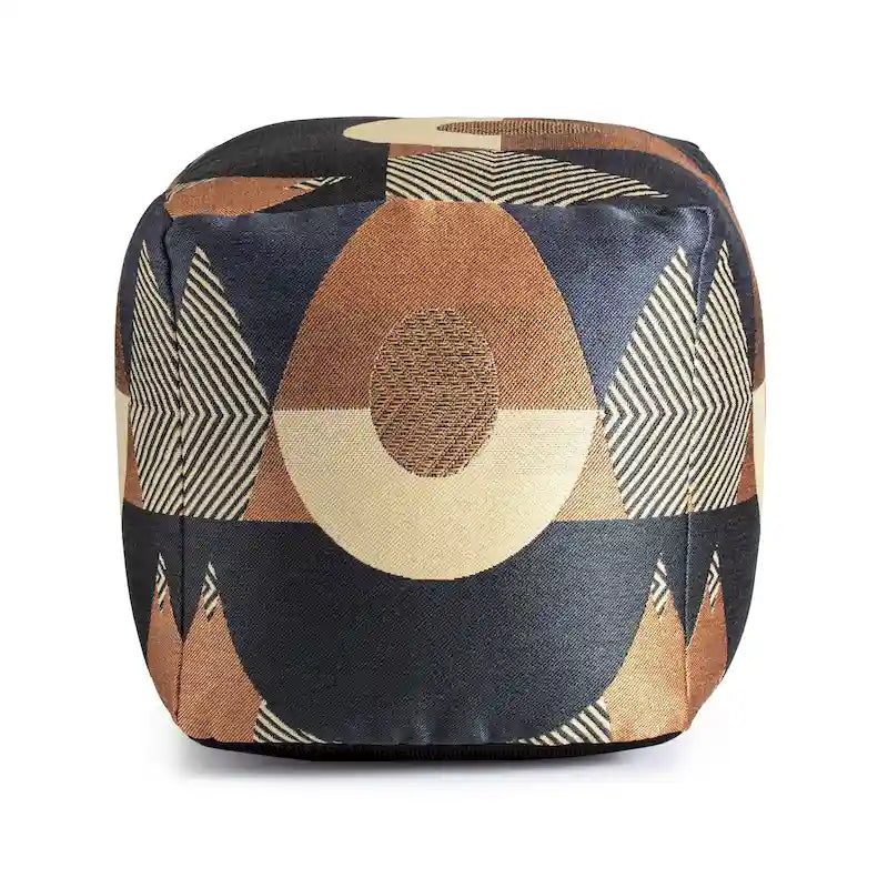 Jani Martinique Pouf ottomano quadrato da interno/esterno 45 x 45 x 45 cm