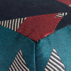 Jani Martinique Pouf ottomano quadrato da interno/esterno 45 x 45 x 45 cm