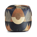 Jani Martinique Pouf ottomano quadrato da interno/esterno 45 x 45 x 45 cm