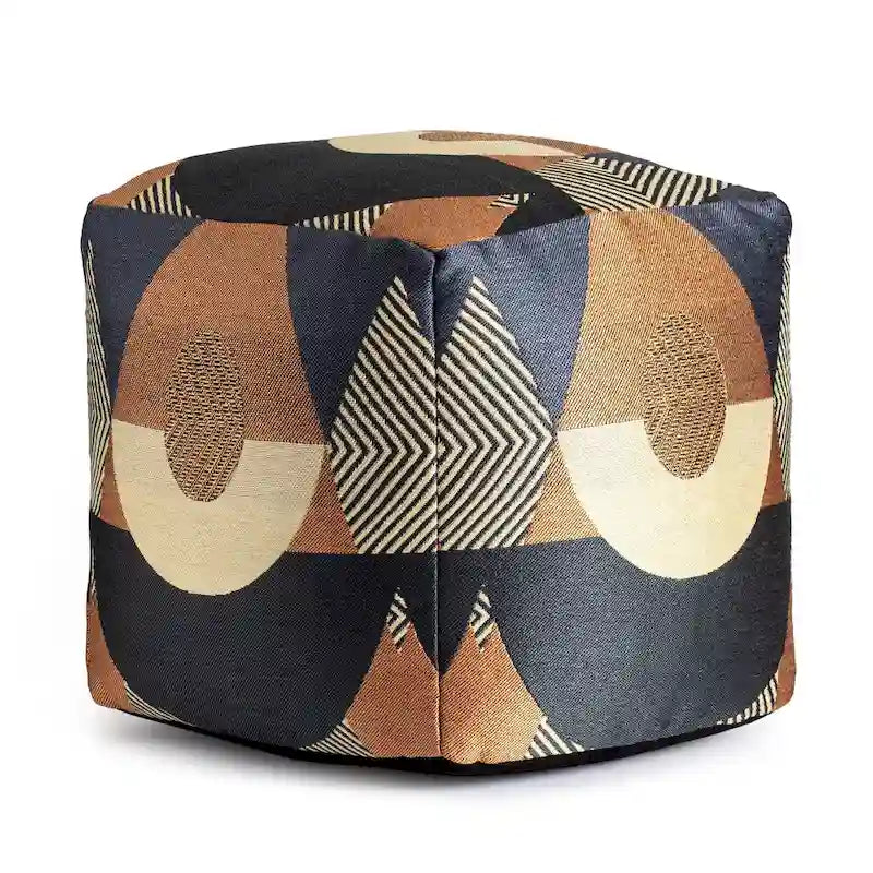 Jani Martinique Pouf ottomano quadrato da interno/esterno 45 x 45 x 45 cm