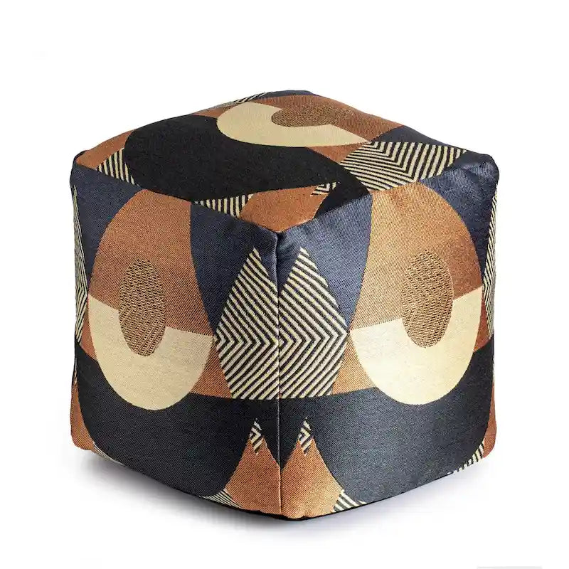 Jani Martinique Pouf ottomano quadrato da interno/esterno 45 x 45 x 45 cm