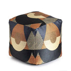 Jani Martinique Pouf ottomano quadrato da interno/esterno 45 x 45 x 45 cm