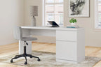 Signature Design by Ashley Onita White 60 Home Office Desk